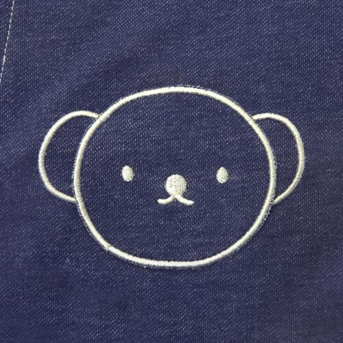 🇯🇵預訂 日本直送🇯🇵Boris 刺繡牛仔針織布吊帶包屁褲