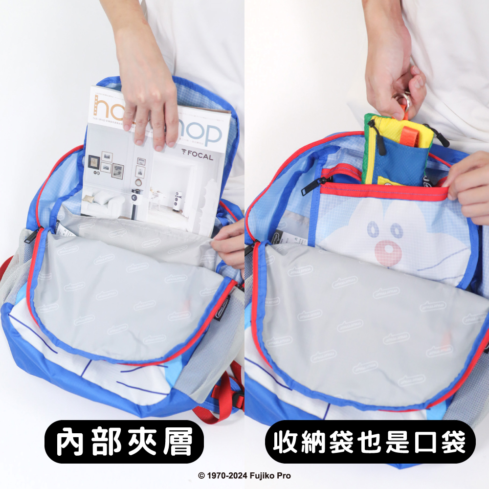 📦訂購 台灣代購 murmur Doraemon 多啦A夢 輕量摺疊書包🎒