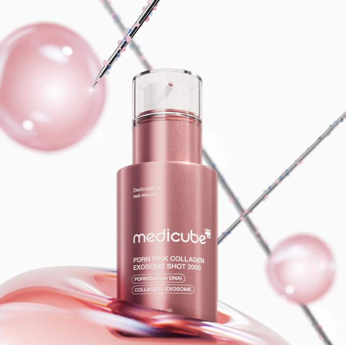 Medicube PDRN粉紅膠原外泌體2000微針安瓶