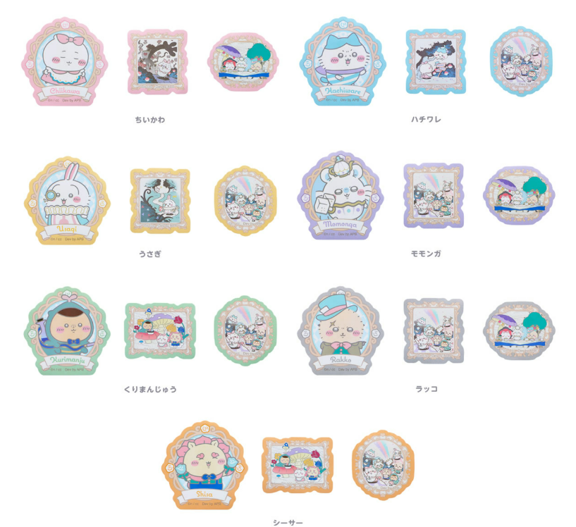 🌸 【預訂】貼紙 - Chiikawa 愛麗絲系列 21/8新品