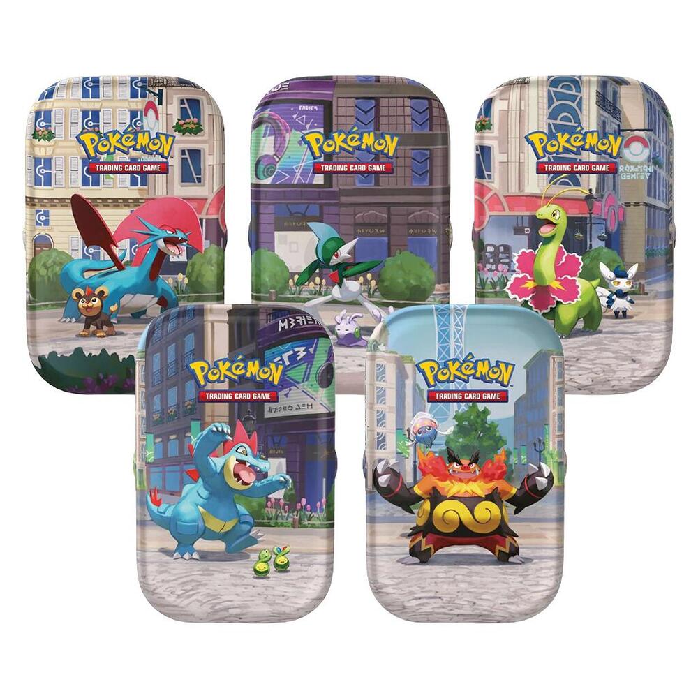 Pokemon Lumiose City Mini Tin 單個 (5款鐵盒包裝,隨機發貨)