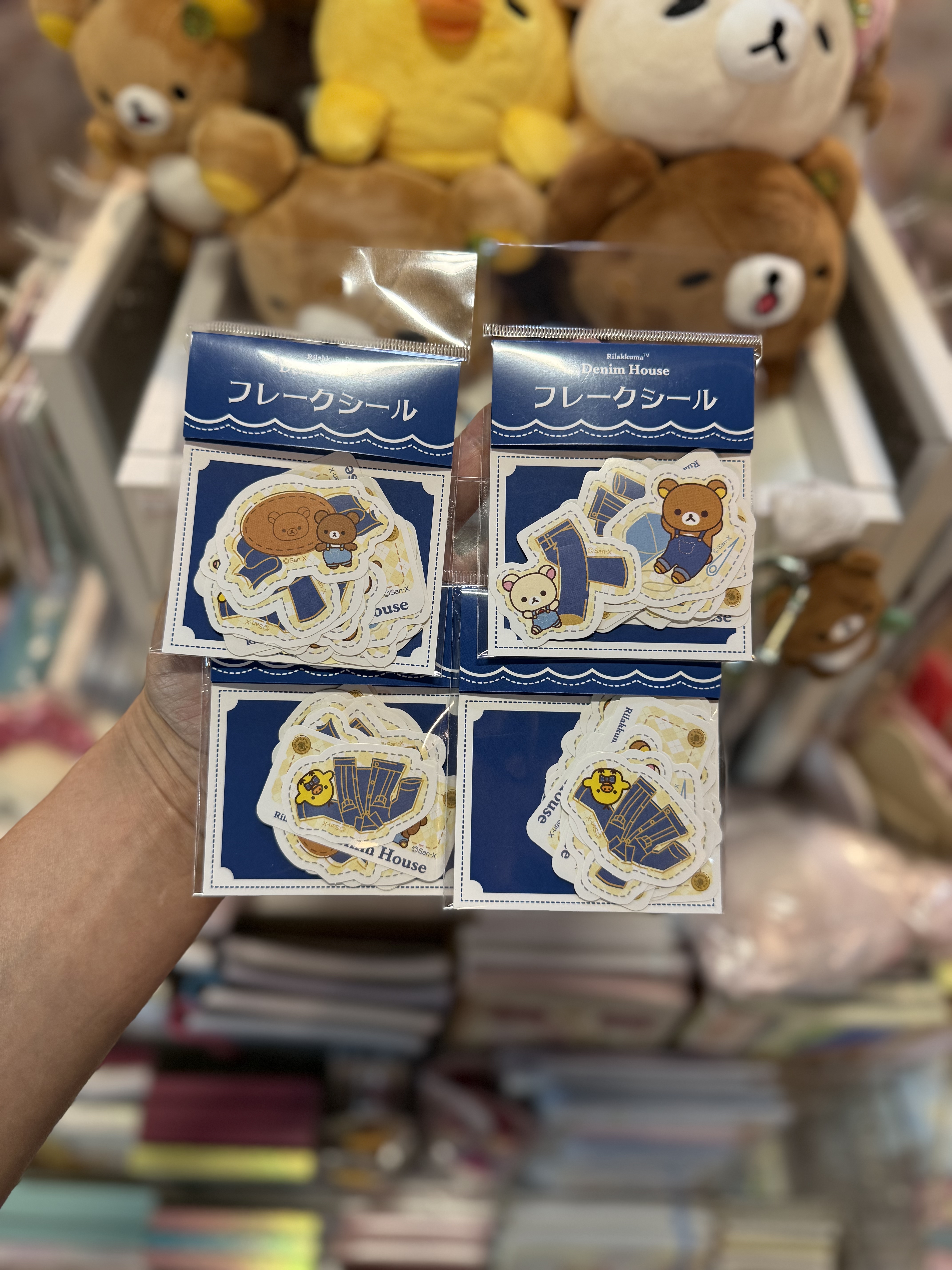 《現貨》全新日本倉敷/輕井澤店限定 牛仔工人褲系列袋裝貼紙