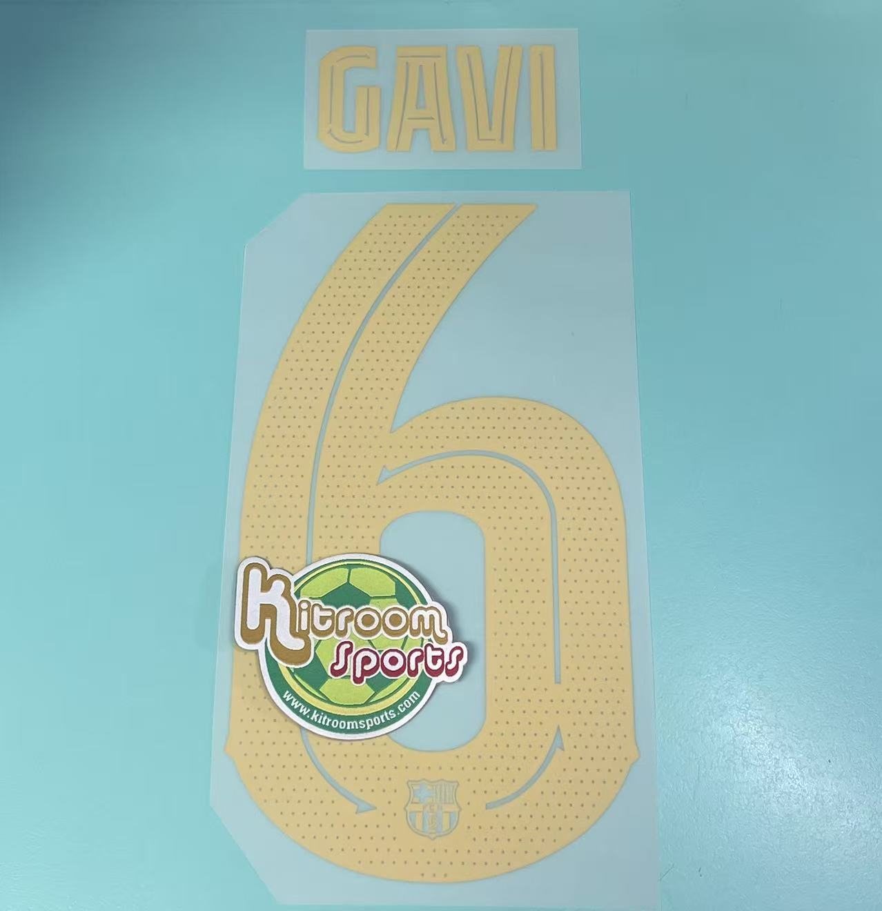 2024-25 Barcelona Home UCL Nameset #6 GAVI