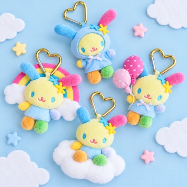 預訂 | 韓國版 Sanrio Usahana 花小兔 夢幻雲朵系列掛件