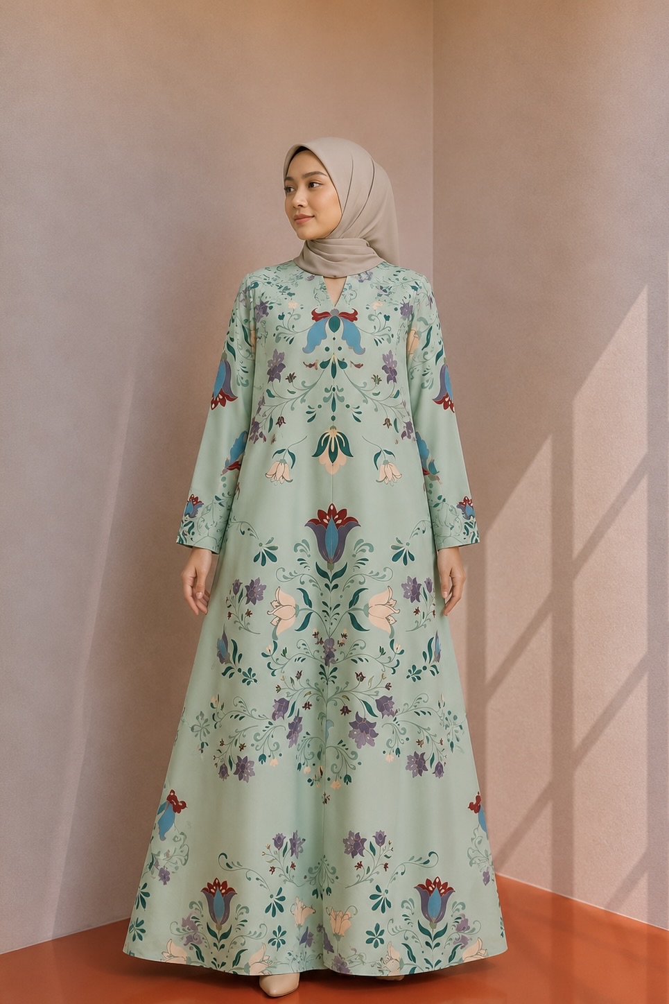 CAMELIA in Sage Green