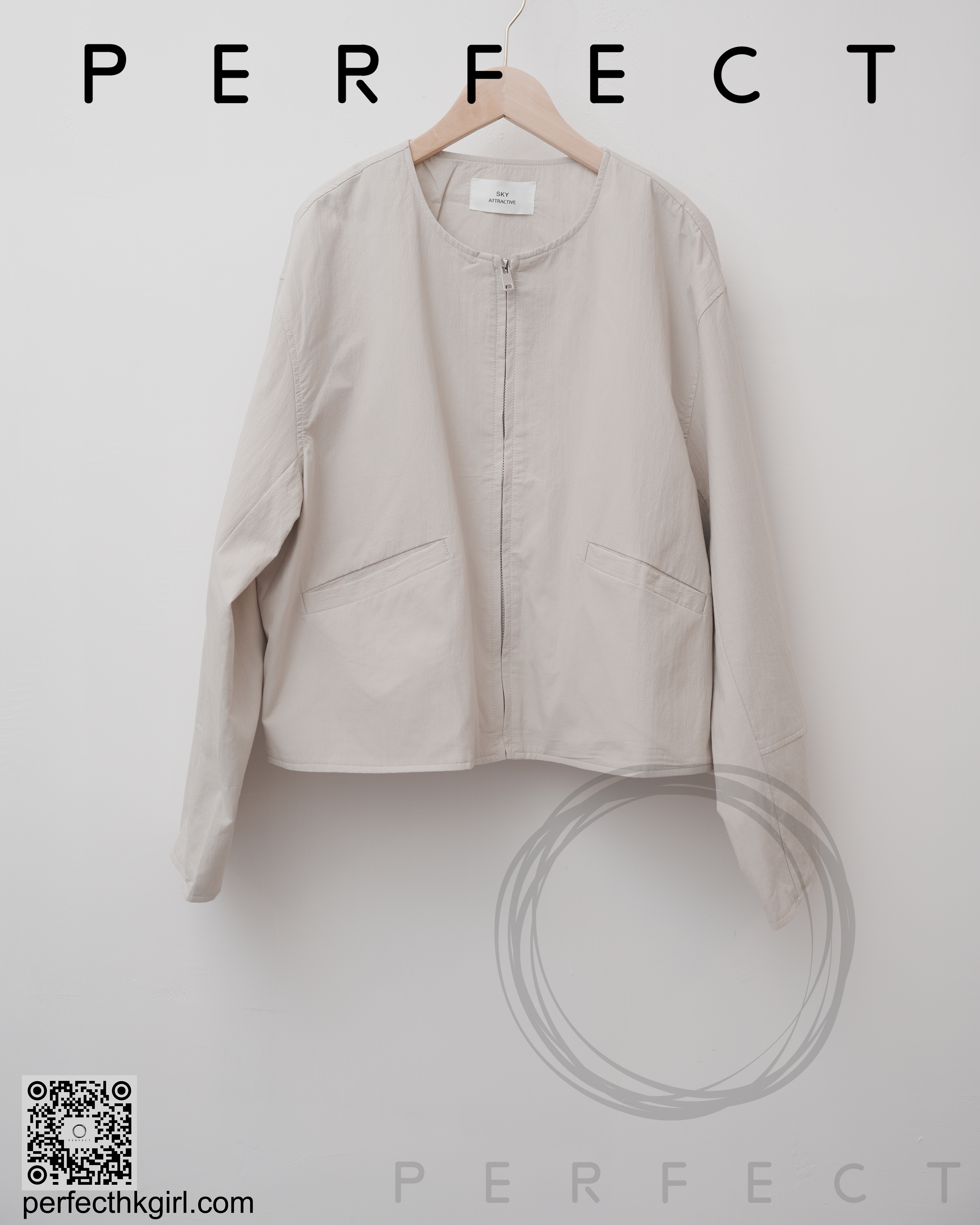 J0044_清爽文青外套（百搭淺杏色）