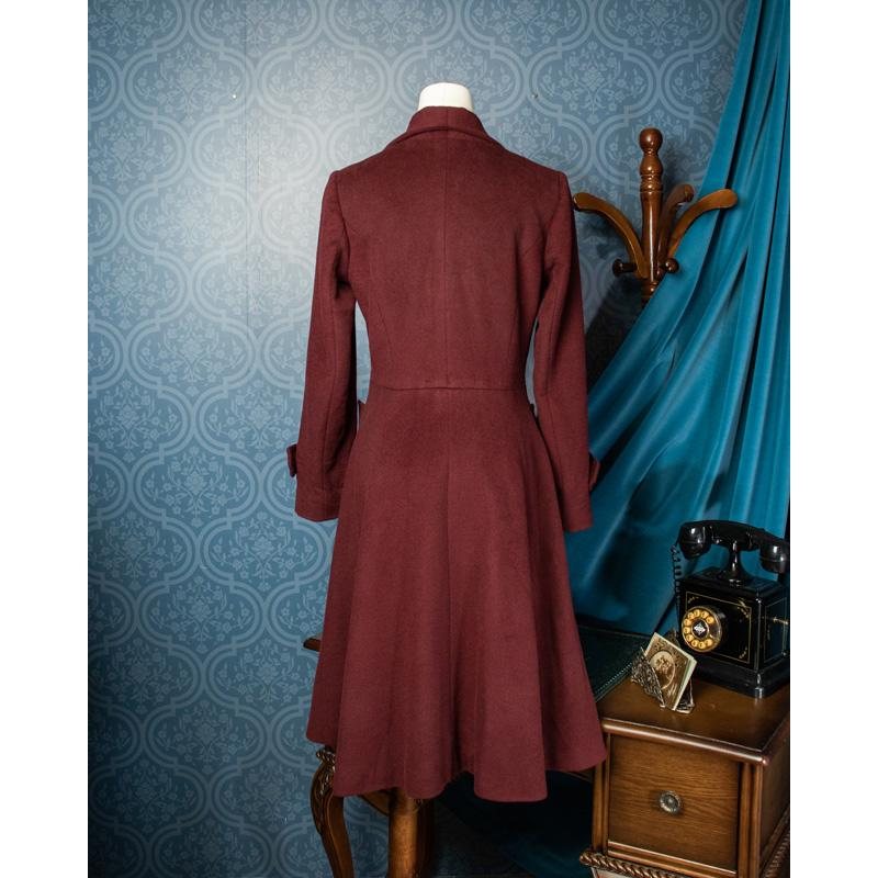 (SOLD OUT) 1940s War Time Romance Cashmere Winter Coat(FM162)