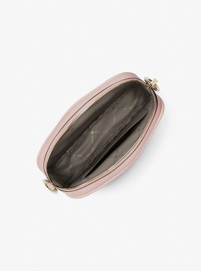 MICHAEL KORS Jet Set Leather Camera Crossbody Bag