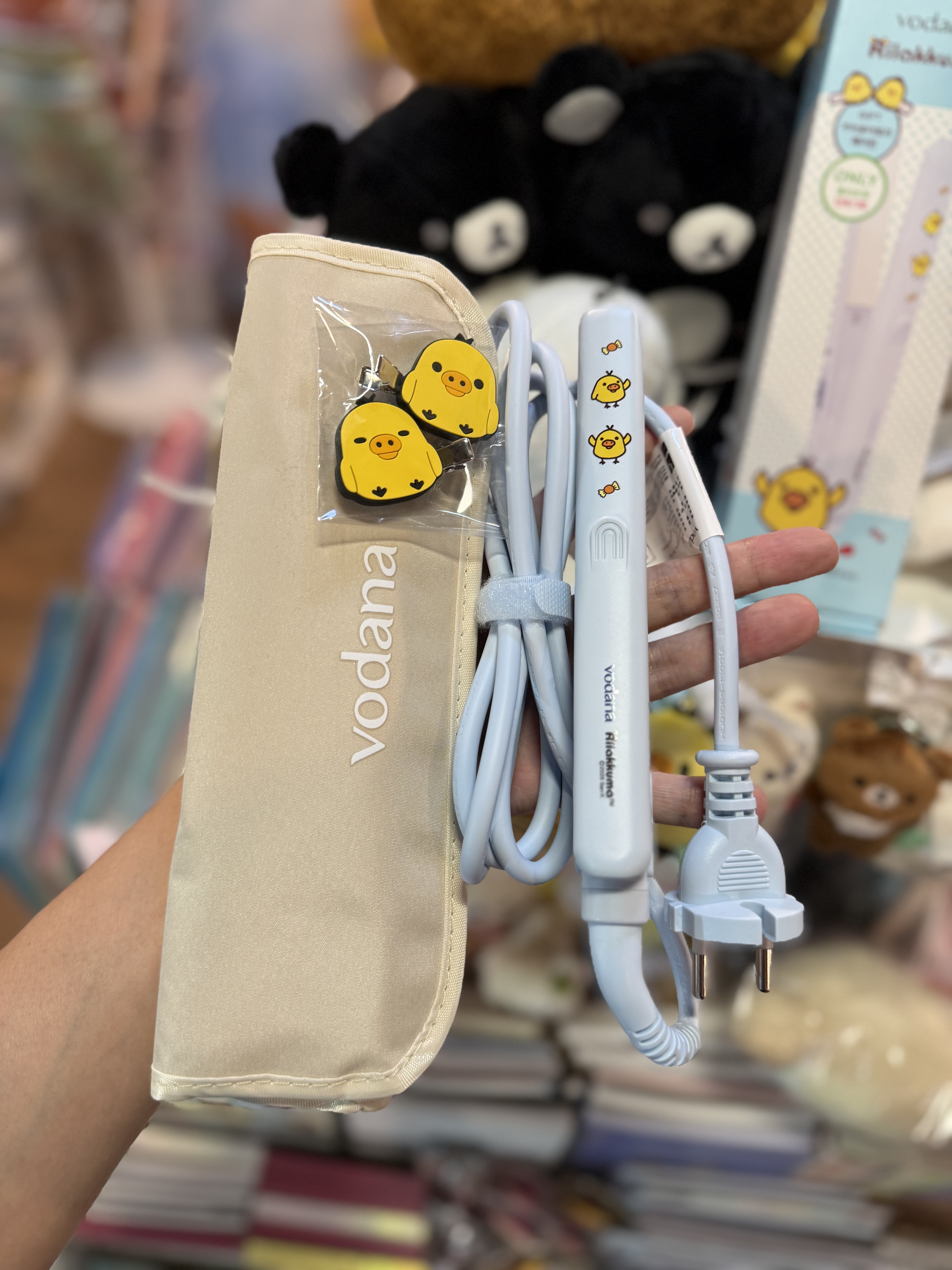 《現貨》全新韓國限定 vodana  x  Rilakkuma 直髮夾 Rilakkuma /小雞款