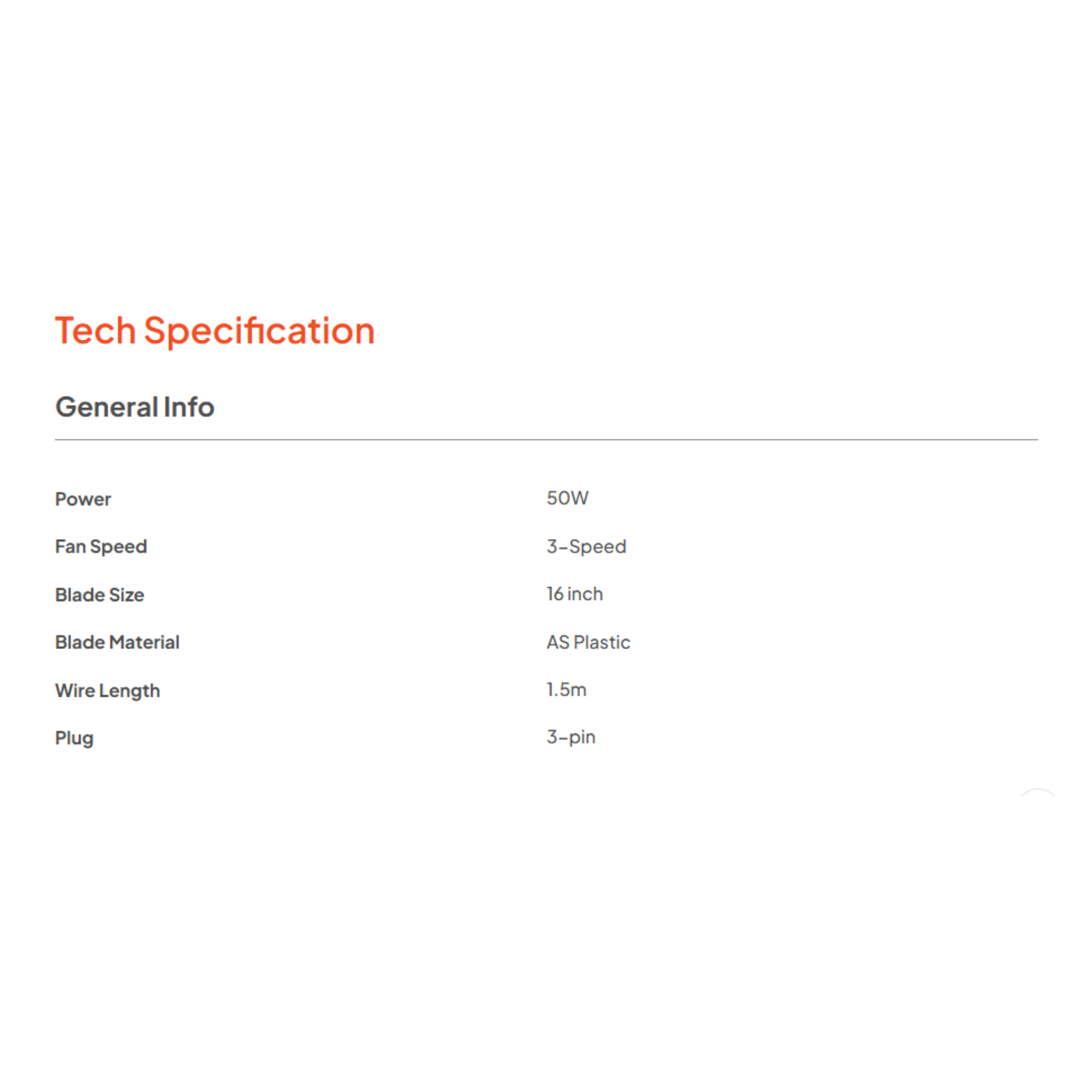 Russell Taylors 16" Stand Fan (SF5)