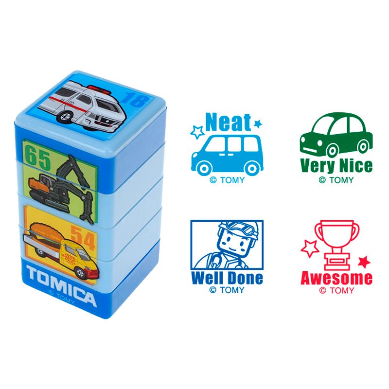 Tomica 4-In-1 Stamp 4合1原子印