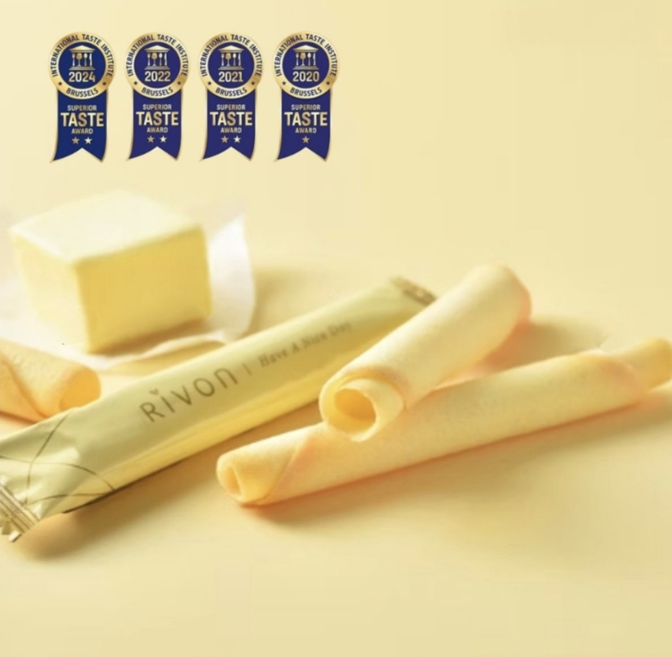 RIVON  RIVON 法式手作2.5雪茄卷 特濃巧克力 20入禮盒  |  牛油味 20入禮盒  