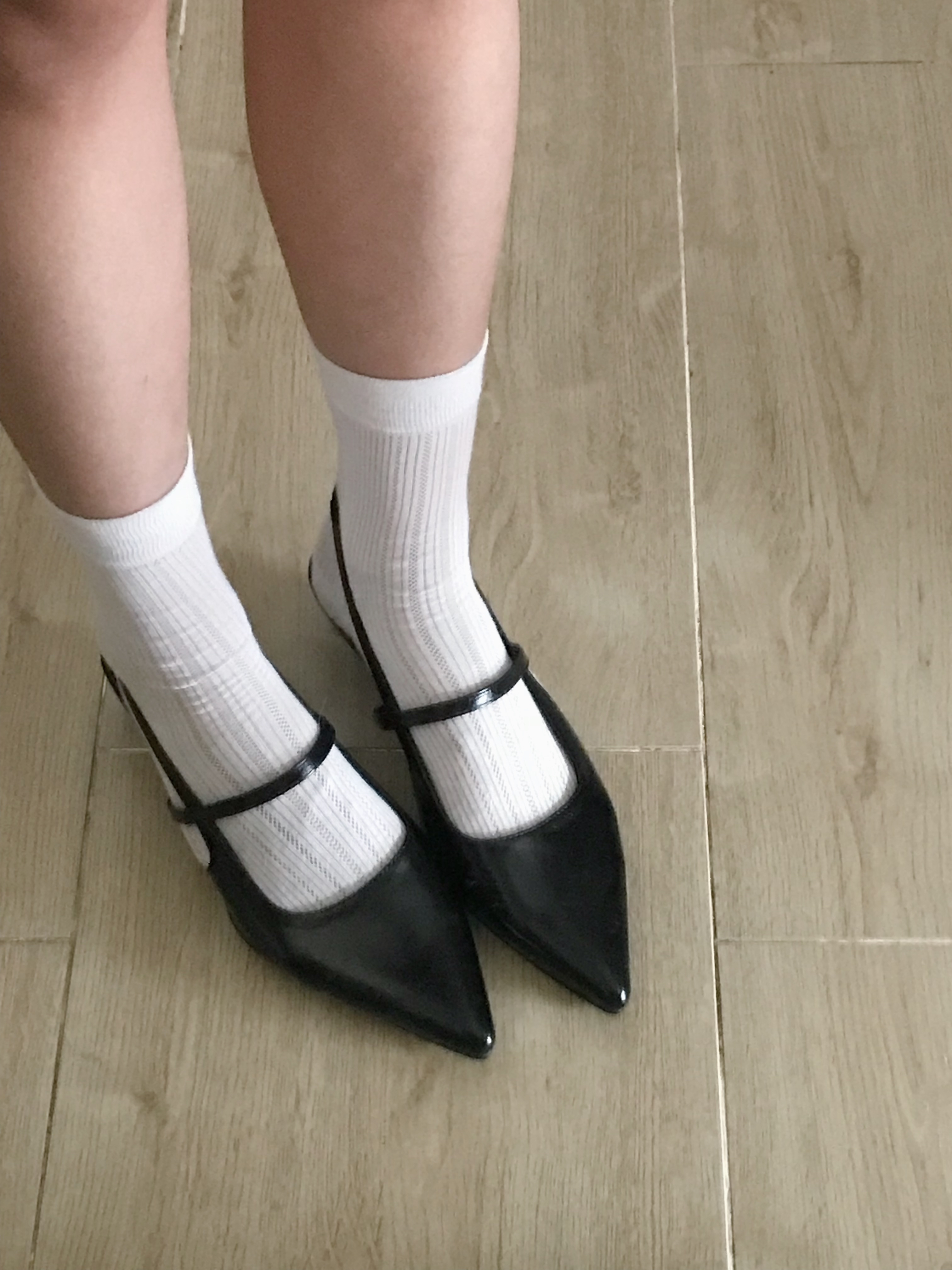 [入門版尖頭鞋!][大腳女生友好!]百搭日常尖頭高跟鞋(三色入)