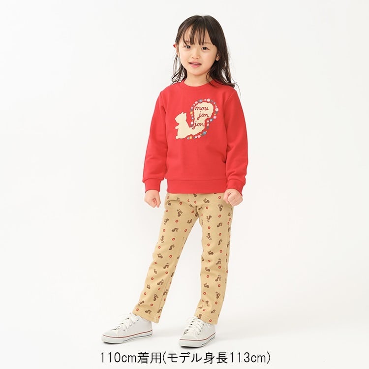 🆕【⭐訂購⭐】🇯🇵日本直送 🌀松鼠印花 花卉刺繡 抓絨衛衣 [2款選] 🌀 [ELJA-0274][261127]