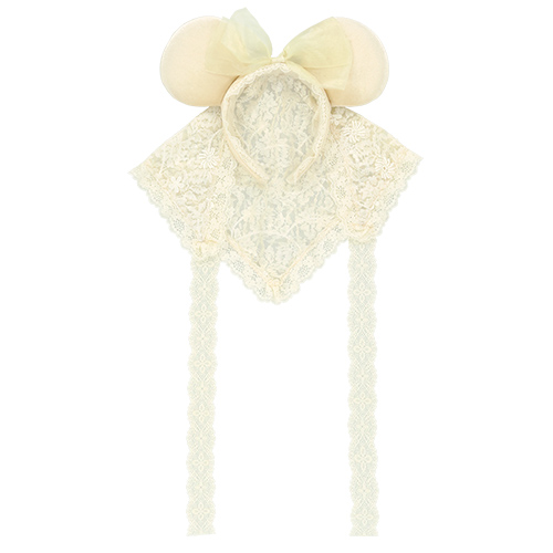 【預訂】TDR Disney Halloween 2026 - lace 頭箍 (white)