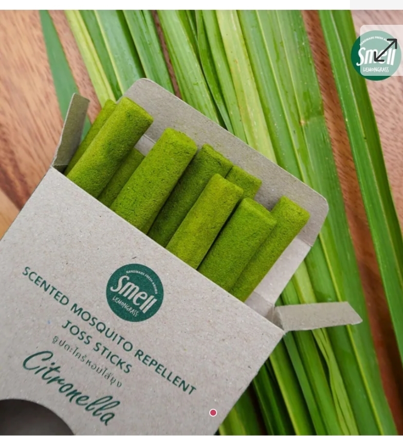 $58盒13支。.2盒或以上 $48盒.泰國Smell Lemongrass 有機天然 檸檬香草 香薰防蚊棒