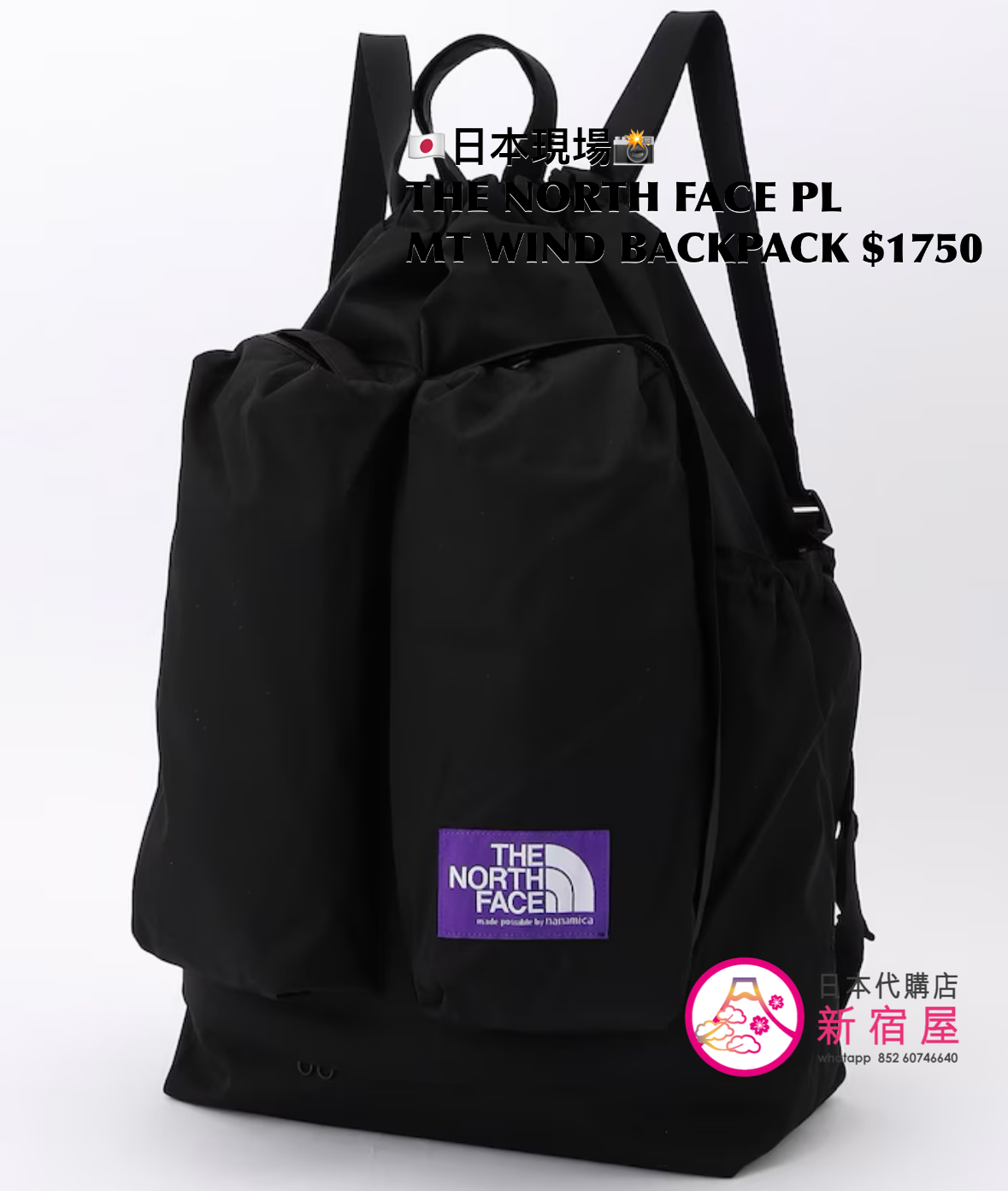 THE NORTH FACE PURPLE LABEL MOUNTAIN WIND BACKPACK 