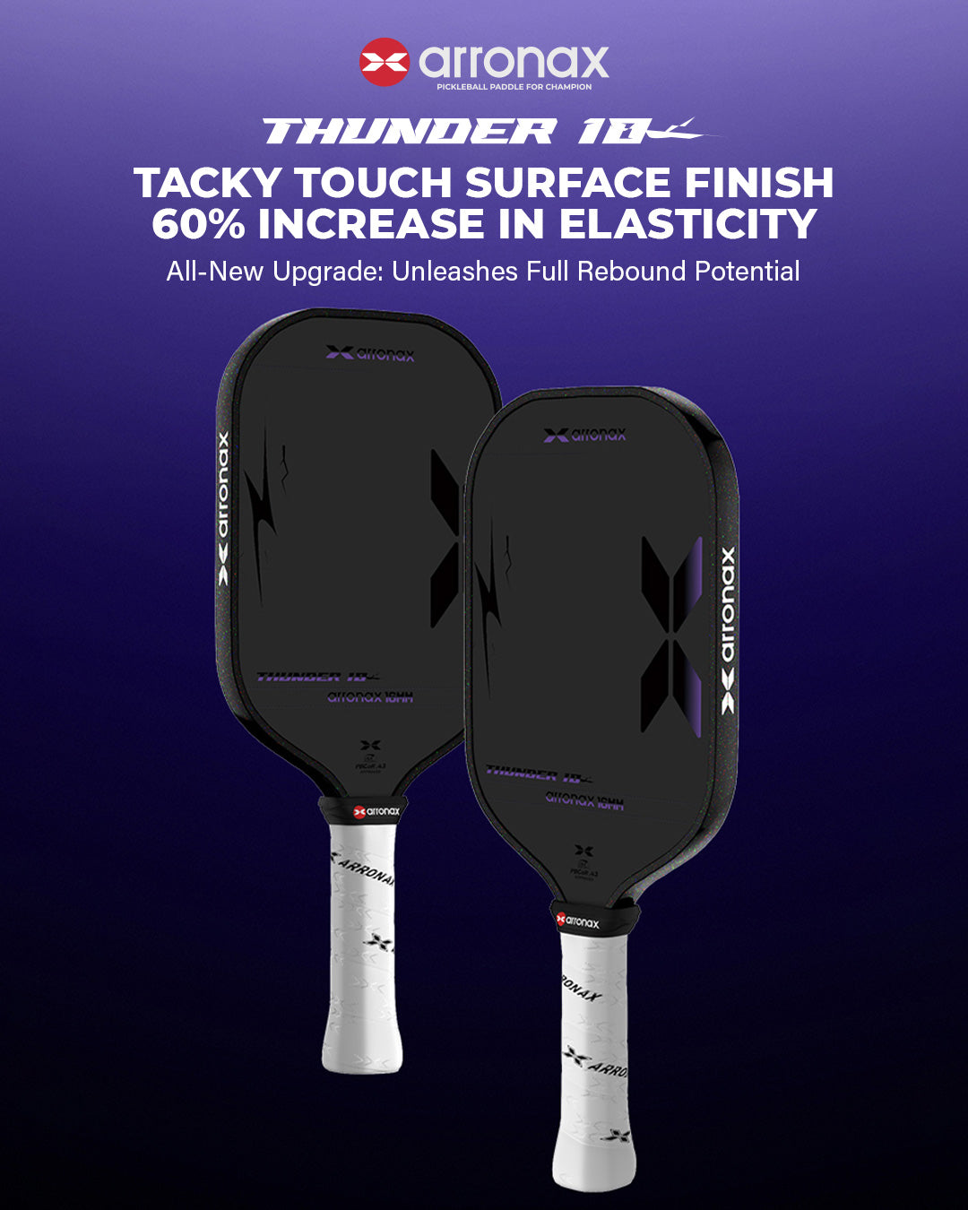ARRONAX Thunder 10 SpinSkin 16mm Power Series