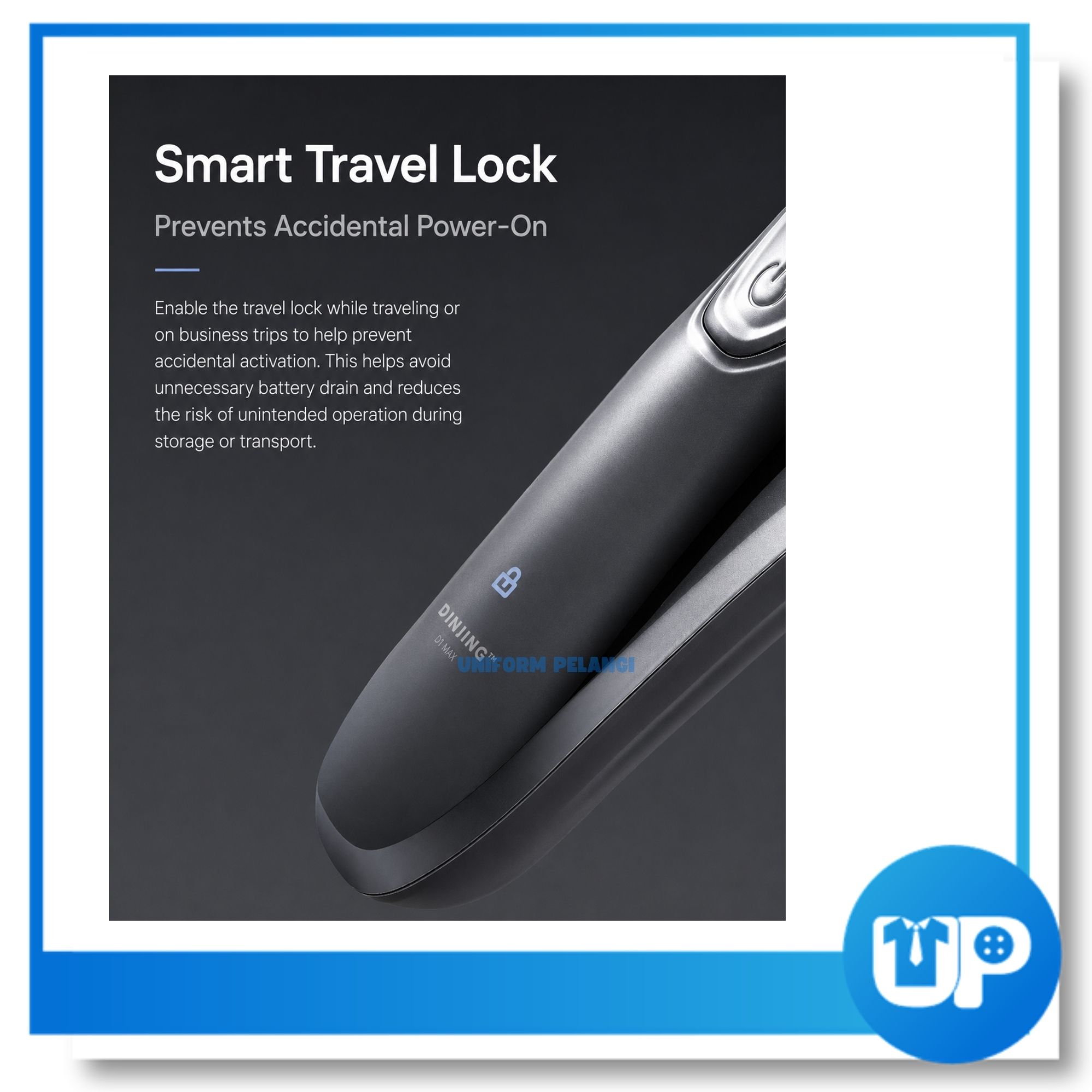 Pencukur Shaver Elektrik Mijia Pinjing 3D Smart Control 米家品敬3D智控剃須刀刮鬍刀 