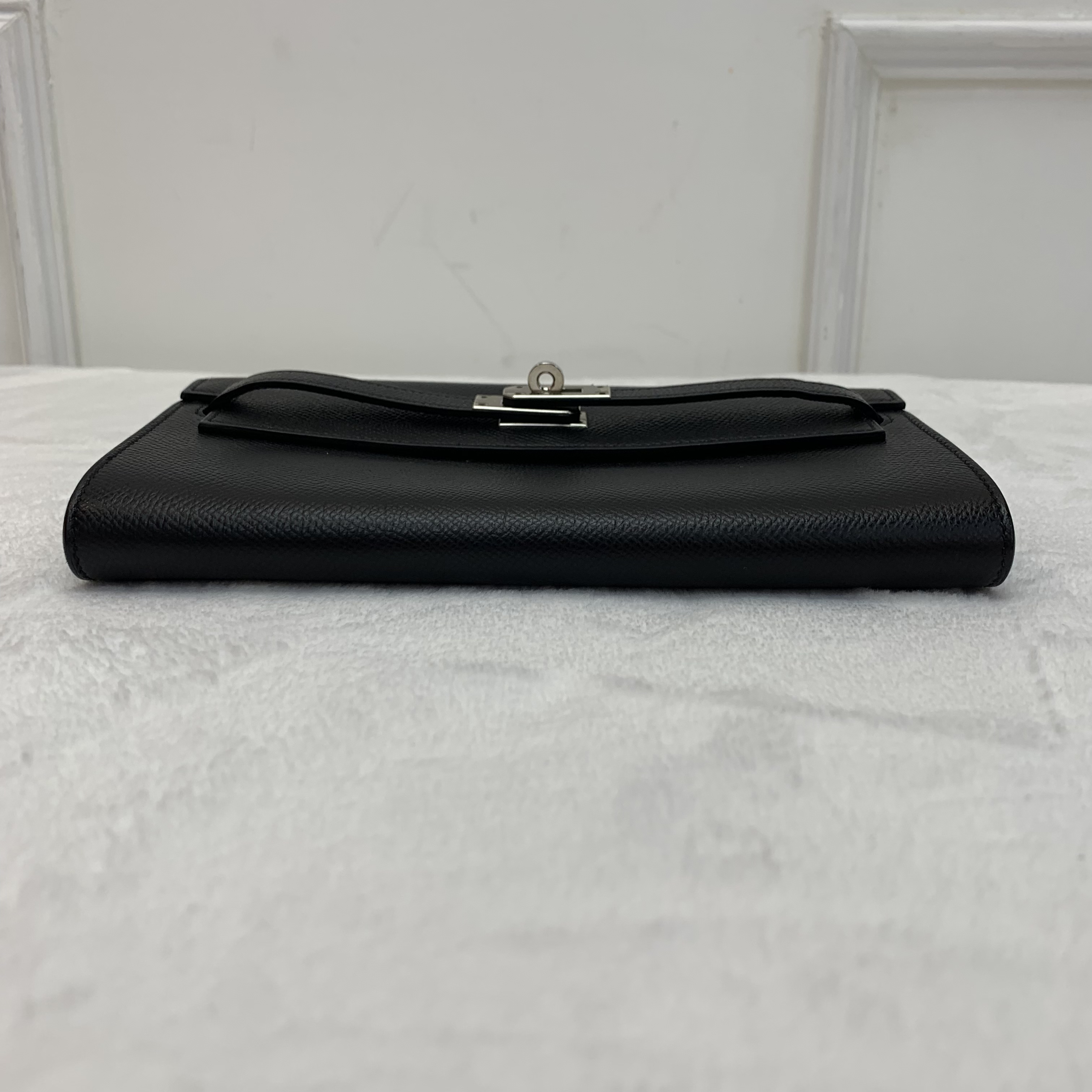 熱門配色Hermes Kelly to go 黑色銀扣 epsom皮