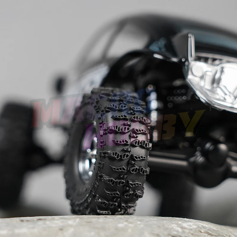 INJORA 0.7" 41*14mm Cling On Tires for 1/30 SCX30 (T7020) #530388