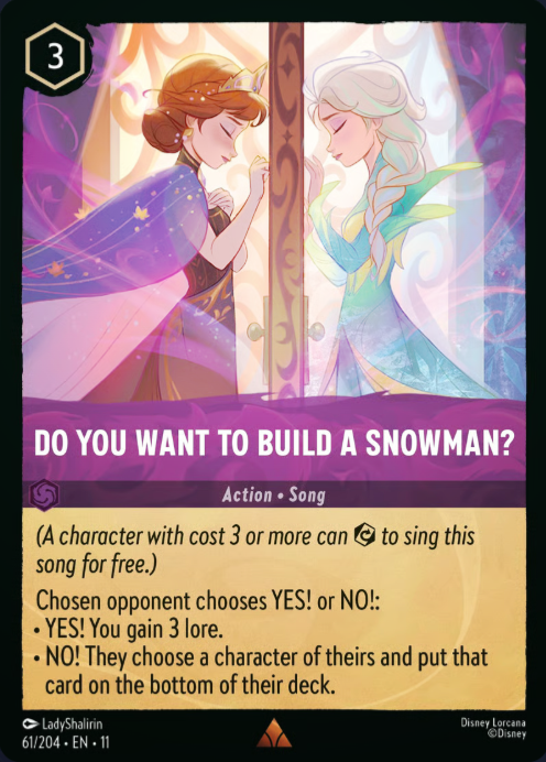 61/204 Do You Want to Build A Snowman? R