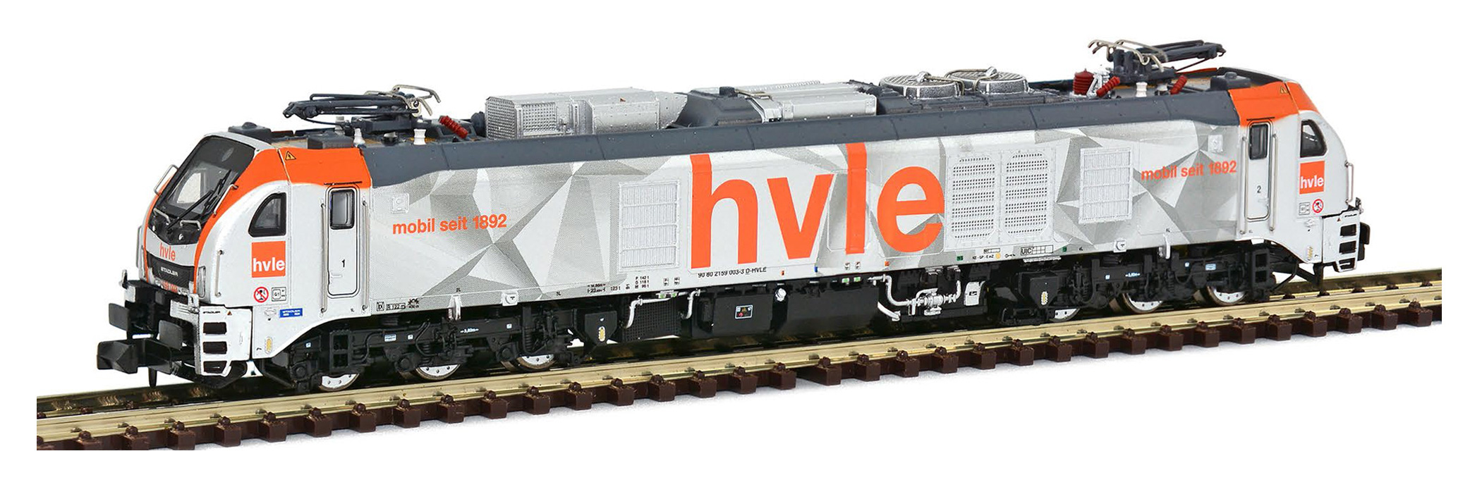Sudexpress N比例 STADLER Euro Dual locomotive BR 159 of the HVLE （電腦花紋） Analog模擬