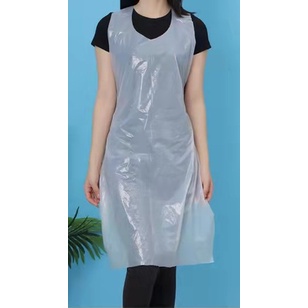 Thick Feel Disposable PE Apron - 100pcs per pack [70 x 120; 70 x 140 ; Super thick 45micron]