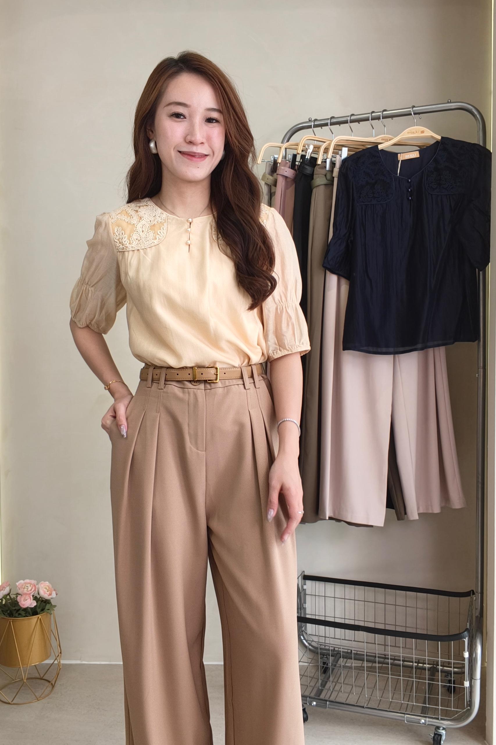 MF88106 Monroe Tailored Wide Leg Pants