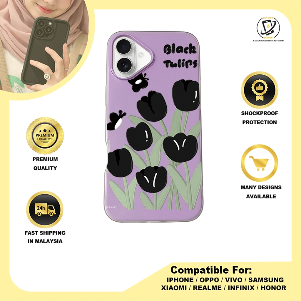 JELLY CASE PHONE FOR IPHONE - DESIGN FLOWER U