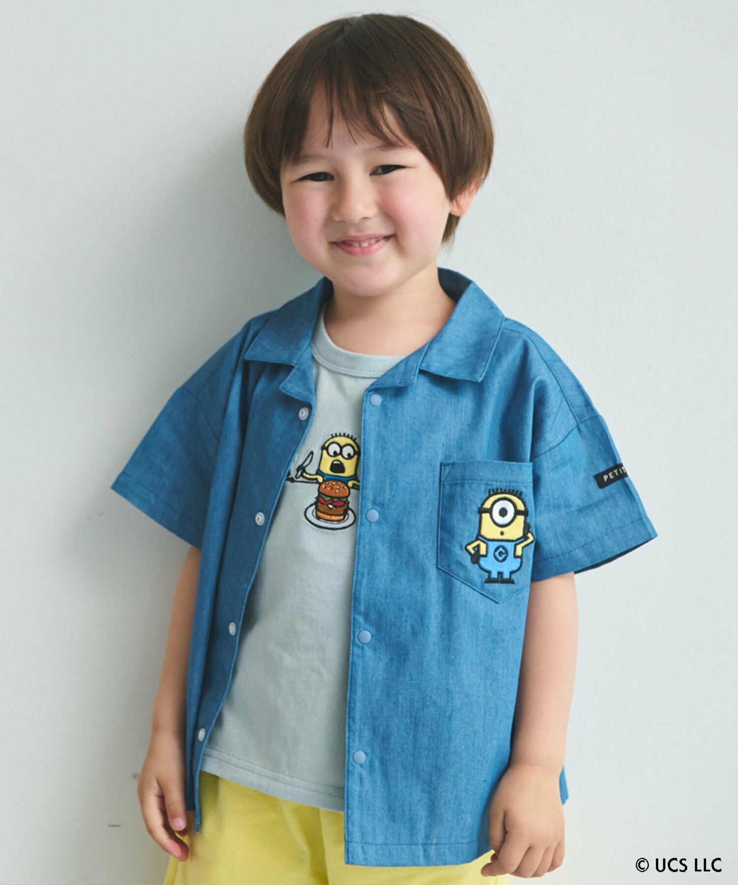 🆕【⭐訂購⭐】日本直送🇯🇵 #Minions 刺繡 襯衫［2款選］[ELHA-0041][260909]