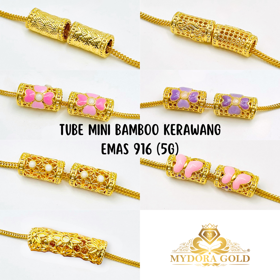 MYDORA Tube Mini Bamboo Kerawang (5G) l EMAS 916/22K