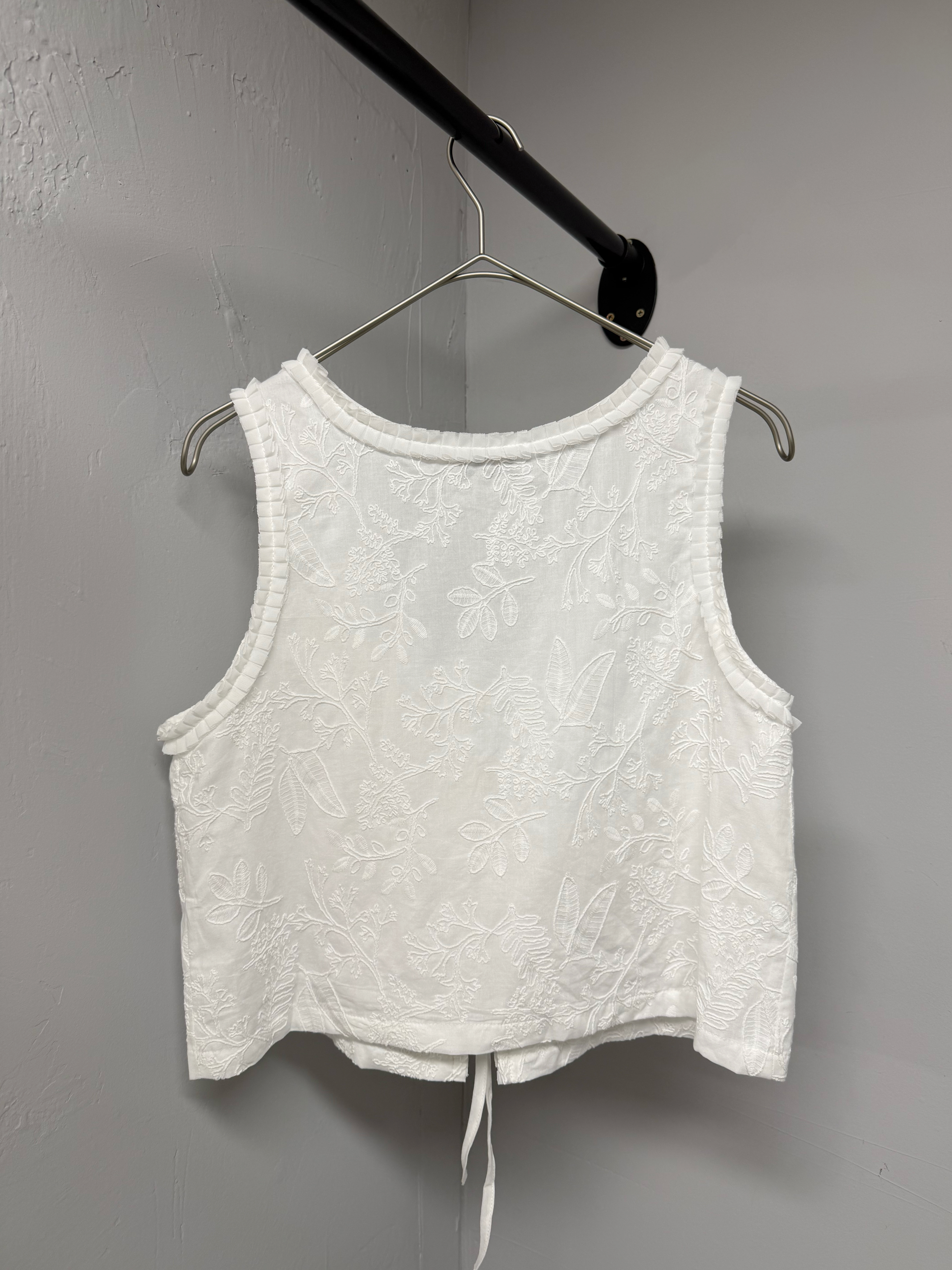 Embroidered top #top136