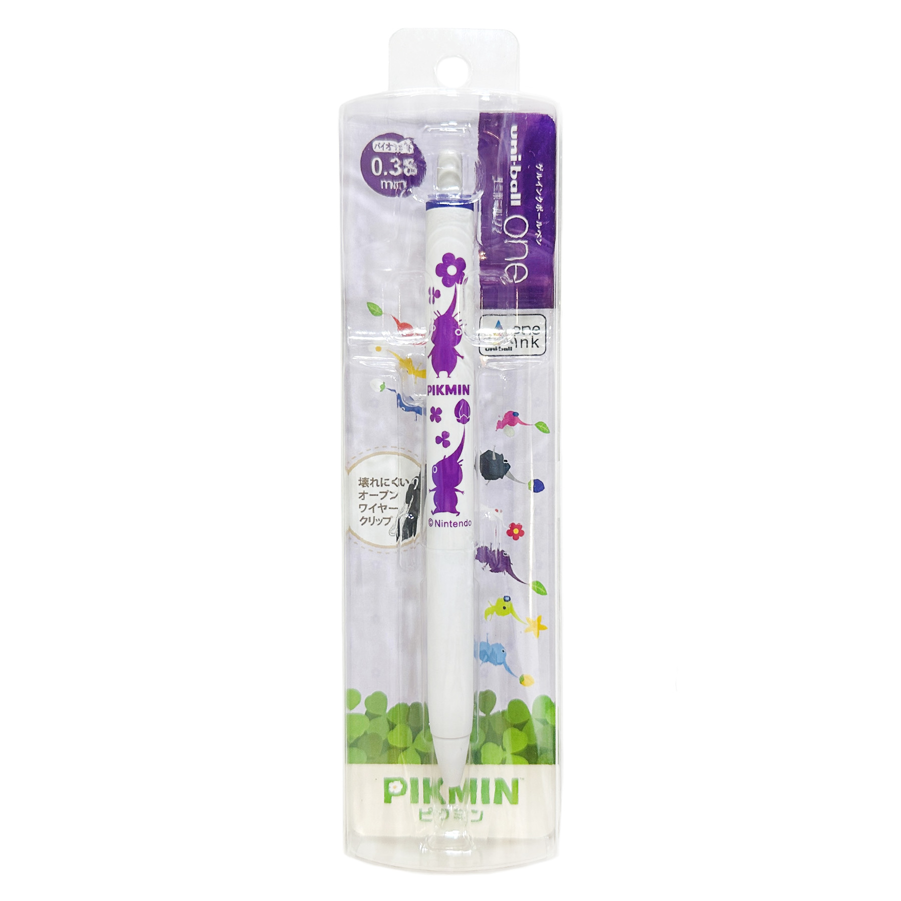現貨｜皮克敏 Pikmin 三菱 uni-ball one 日本製 0.38mm 紫色 Purple 啫喱筆 (706449)