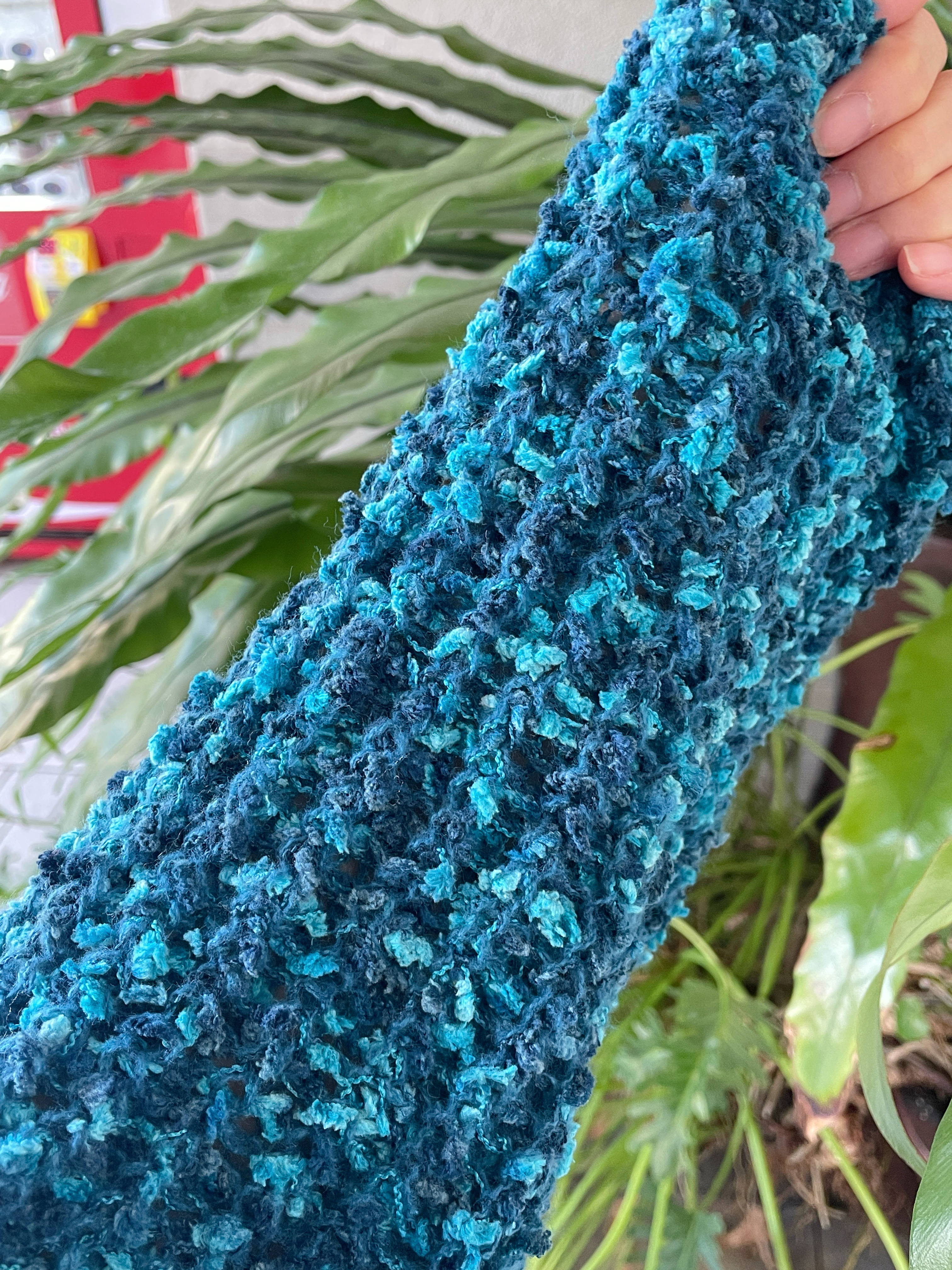 K5530 毛巾針織料V領長身top