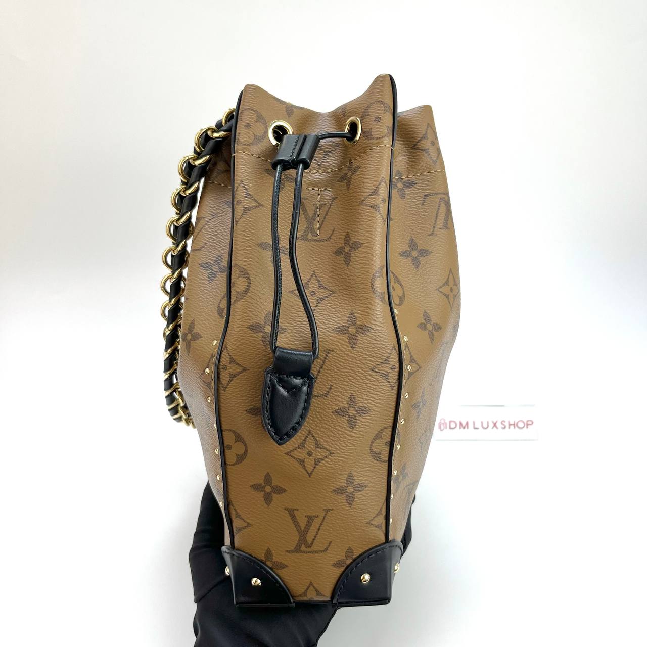 LV Monogram Reverse Noe Trunk PM GHW