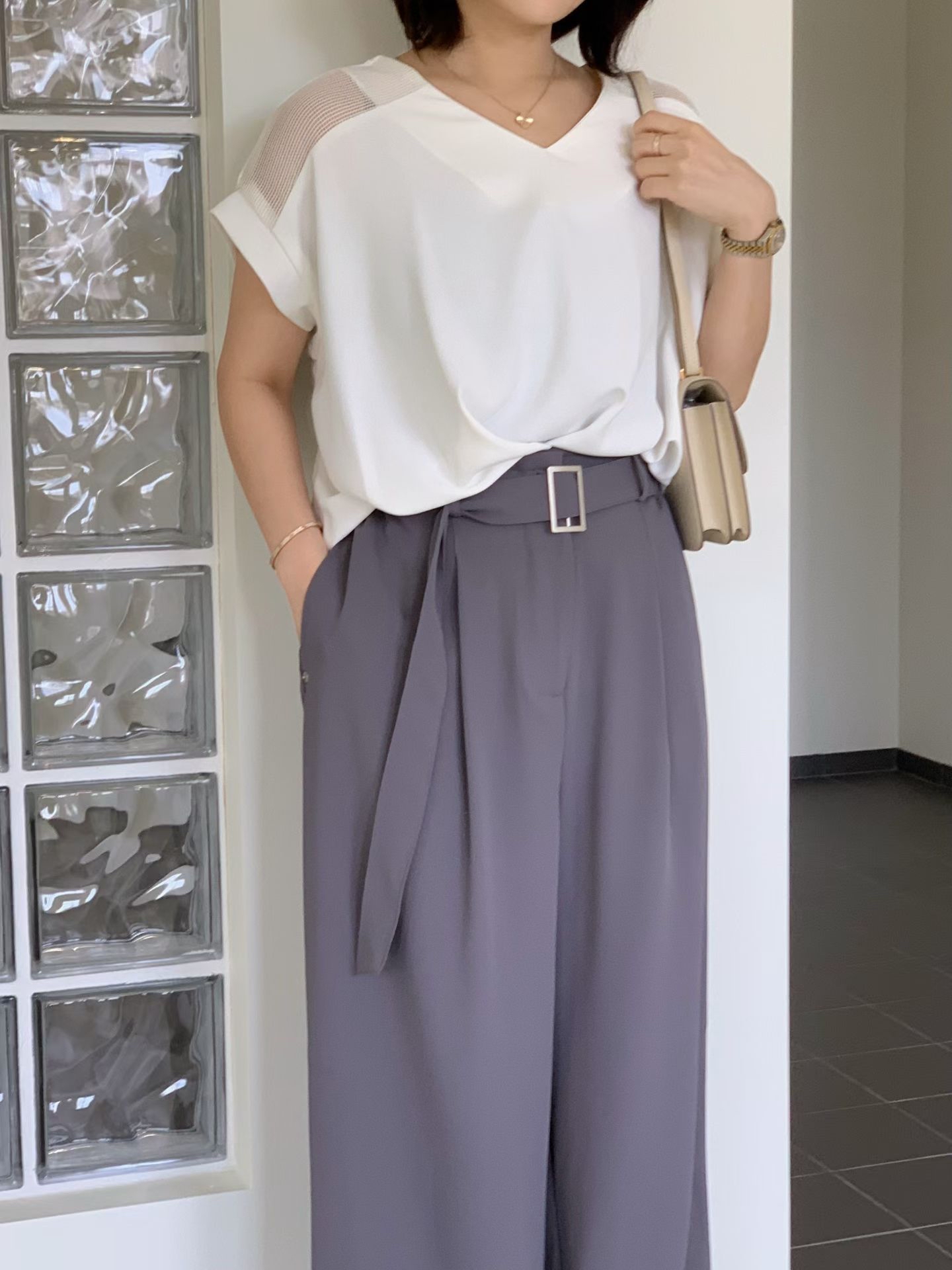 MT16前皺皺blouse