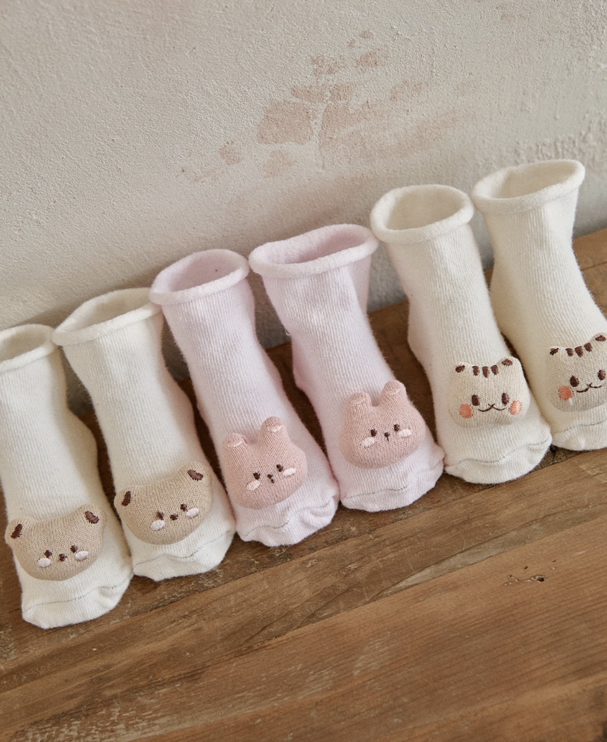 DOTTODOT 新生兒小巧可愛迷你玩偶襪