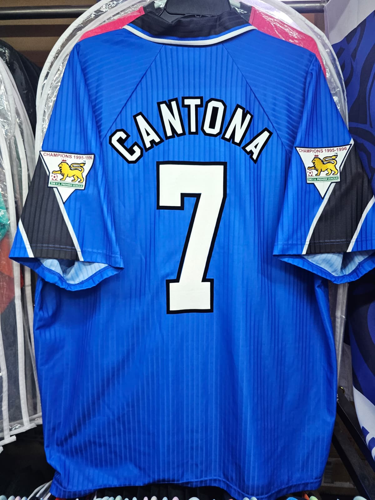 1996-97 Manchester United Away Shit #7 CANTONA - 9/10 - (XXL)