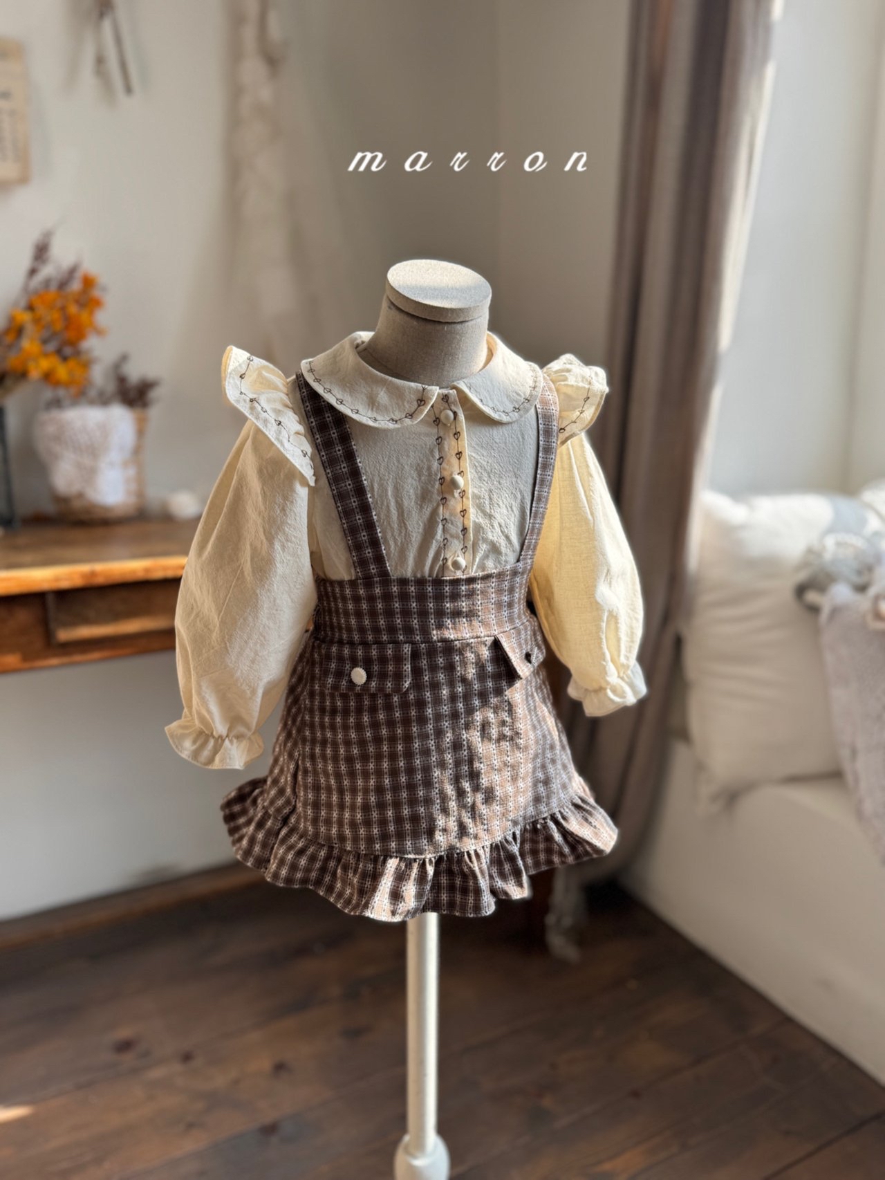🇰🇷Marron blouse