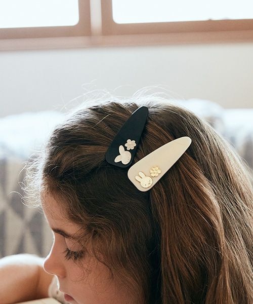 miffy x SC 2025 白色金屬 髮夾