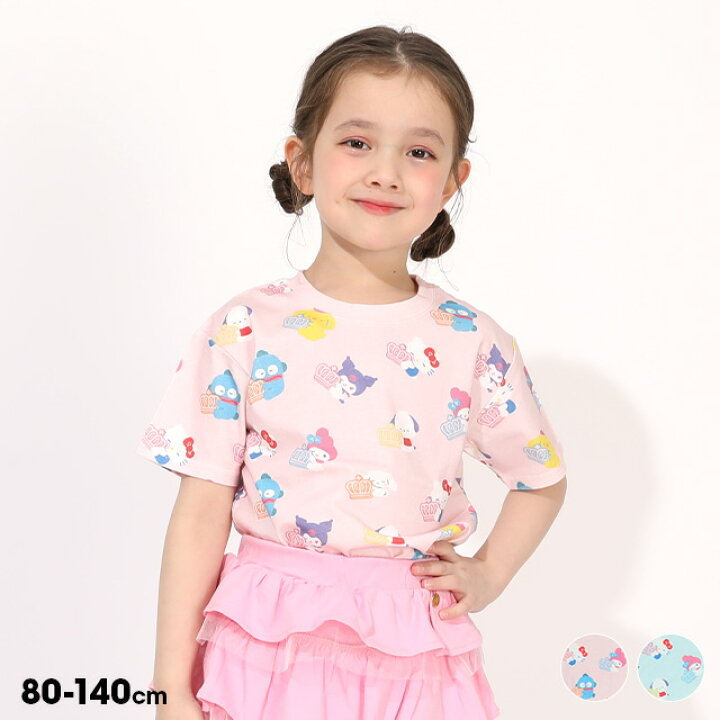 🇯🇵預訂 日本直送🇯🇵Babydoll x Sanrio系列兩色人物滿印短袖T恤