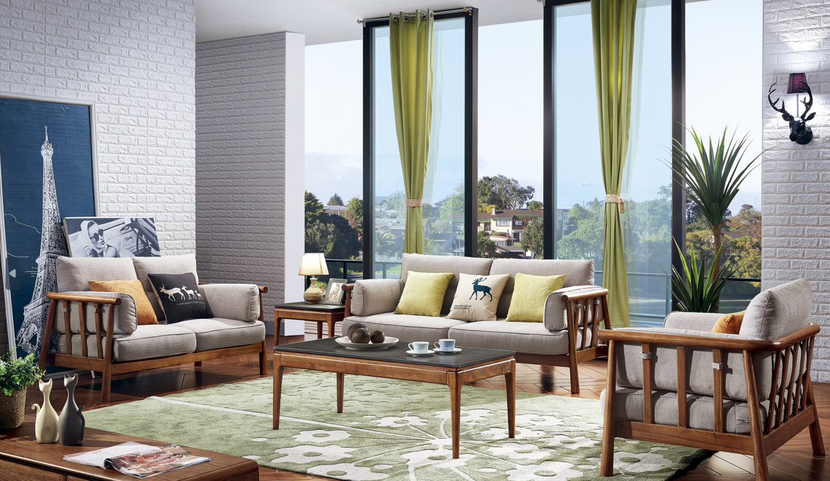 實木單人梳化 74