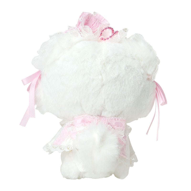 Mascot holder  (white frill)
