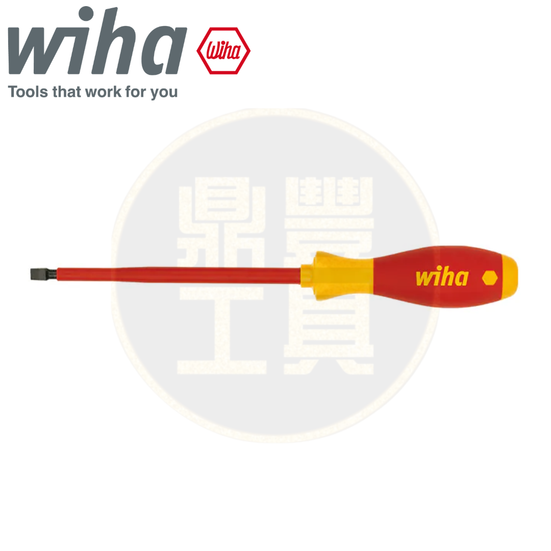 Wiha Softfinish 電工絕緣一字螺絲批 3.5x100mm WI00822