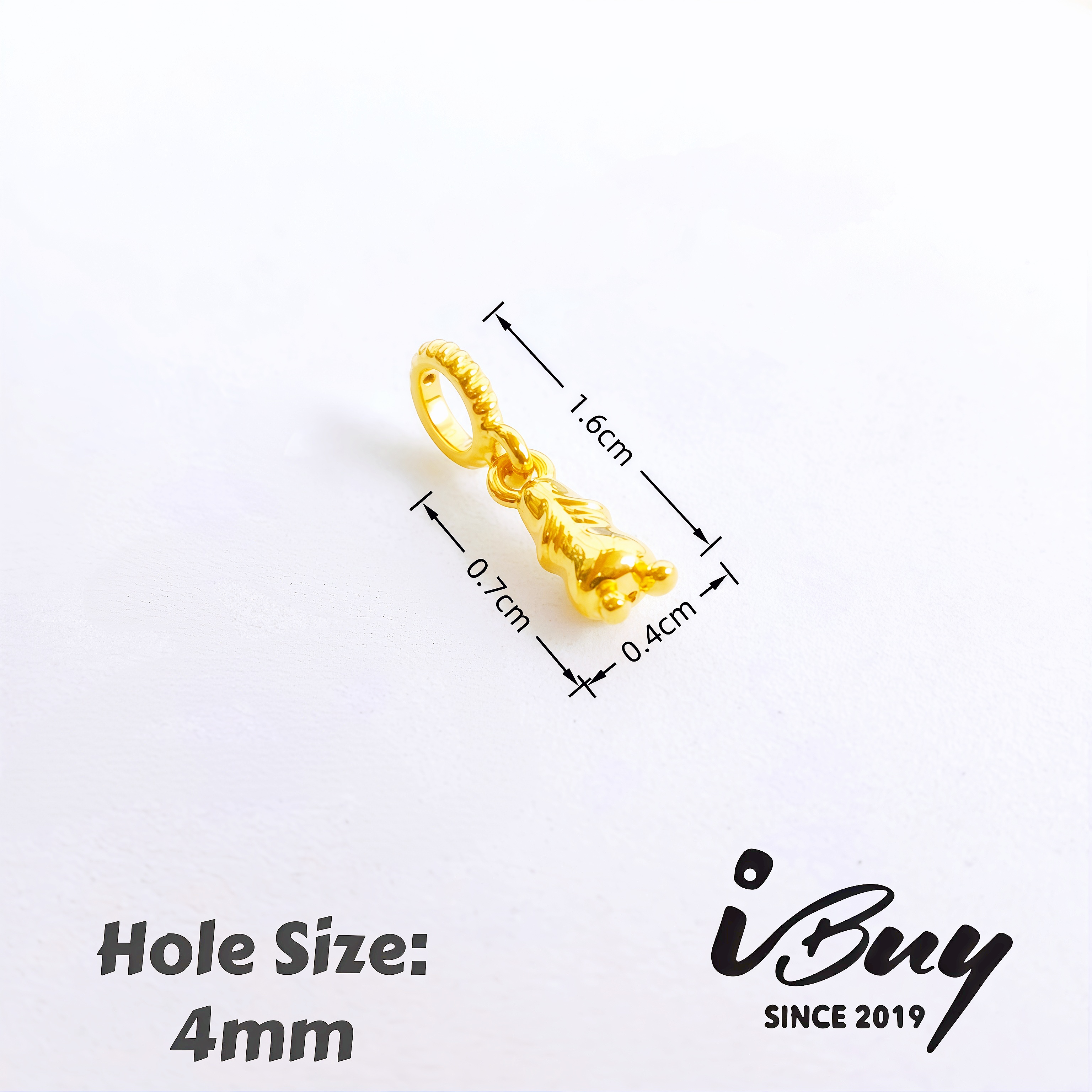916 HARD GOLD LUCKY PHALLUS CHARM 916 硬金 小丁丁