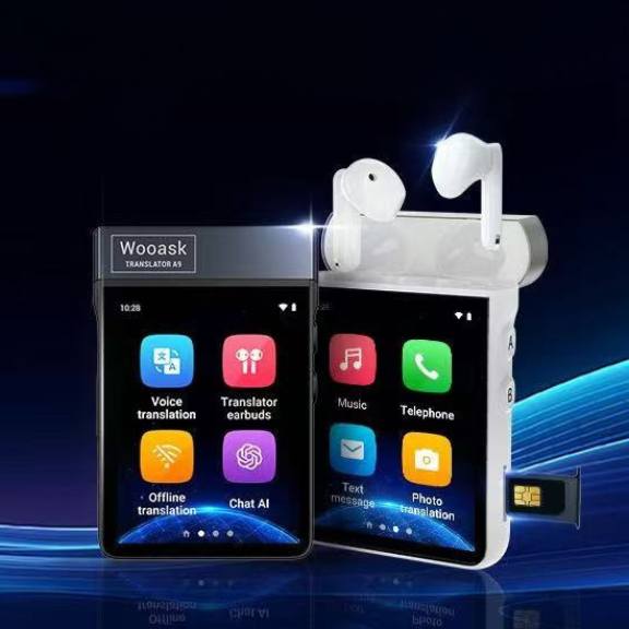 WOOASK A9 AI智能雙向翻譯耳機