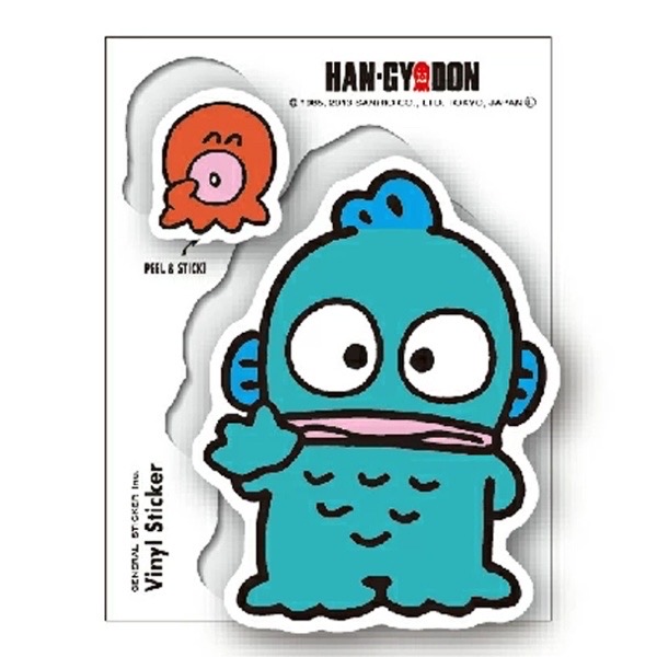 Sanrio Vinyl Sticker - 水怪＆小百合