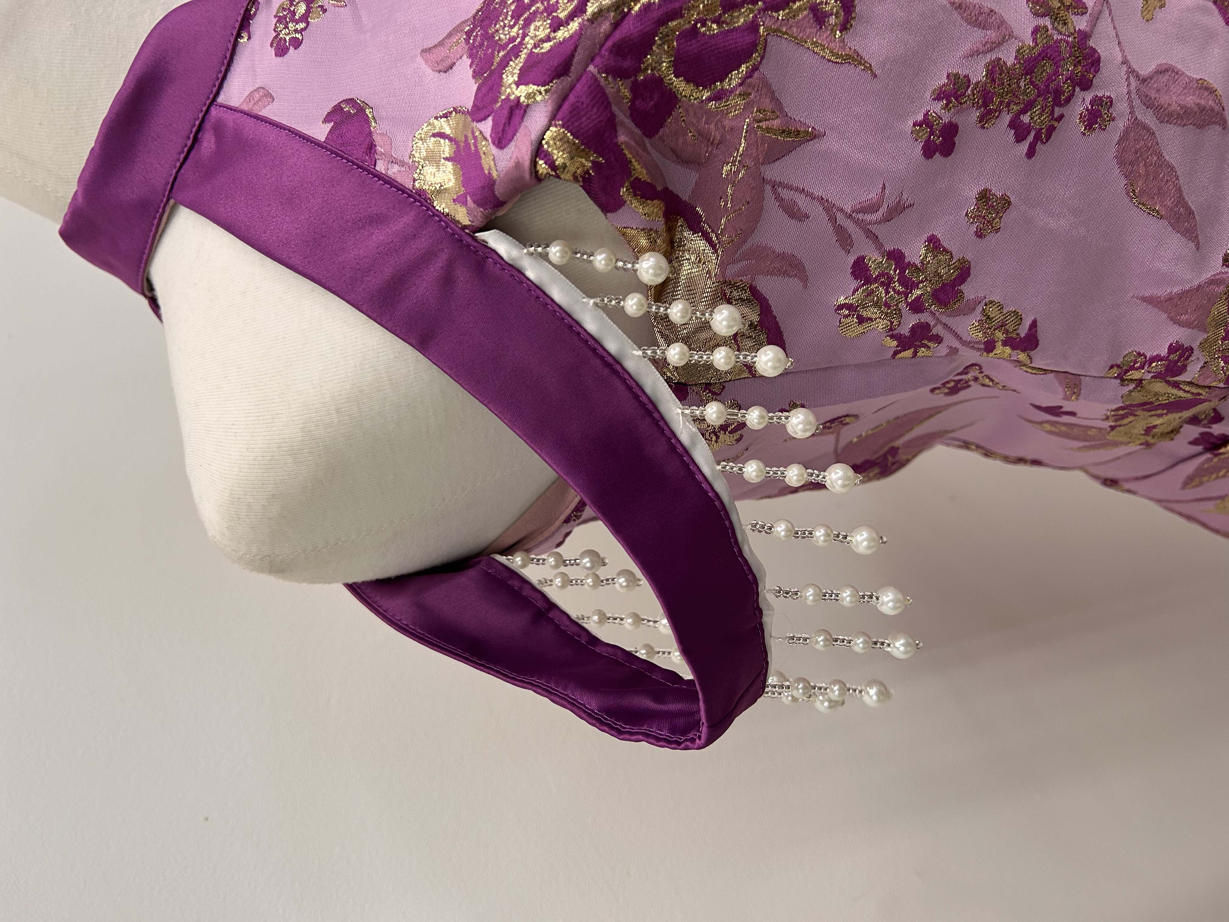 576.WB Cheong San Beaded Top & Pants