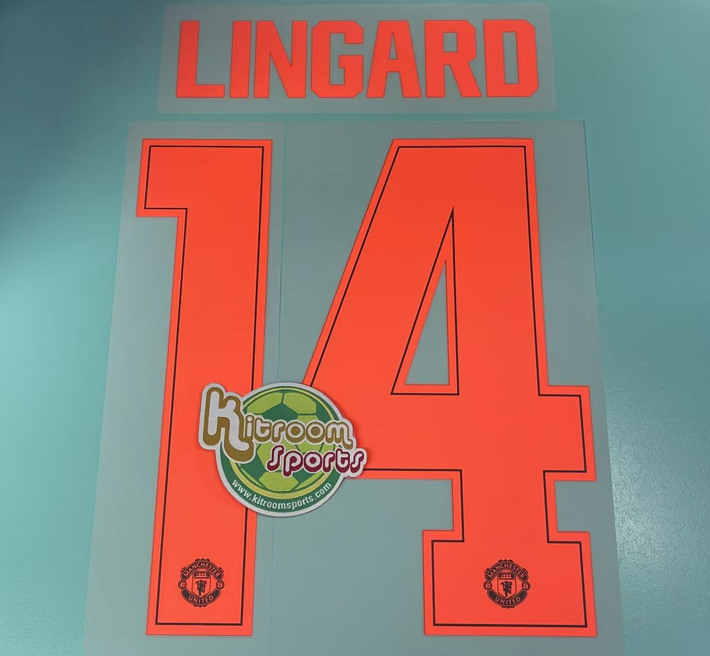 2019-20 Manchester United 3RD UCL Nameset #14 LINGARD